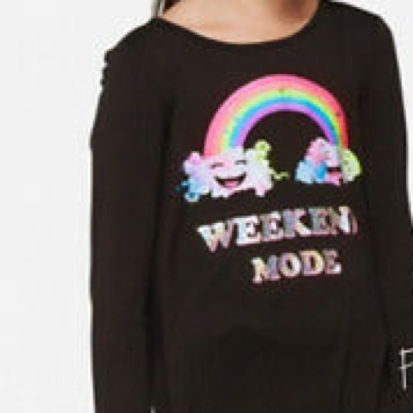 JUSTICE Weekend Mode Soft Shirt NWOT - Picture 1 of 4